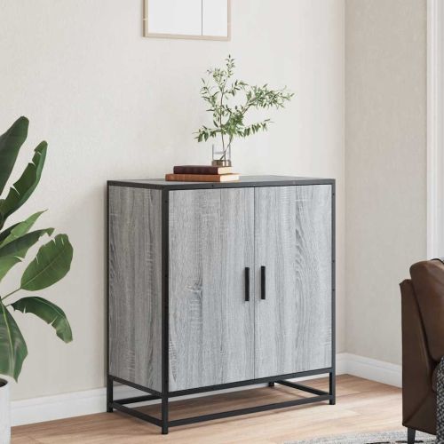 Шкаф Grey Sonoma 68x35x76 cm Изработена дървесина и метал