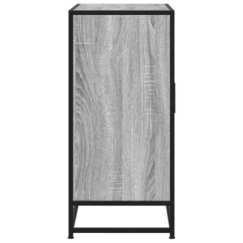 Шкаф Grey Sonoma 68x35x76 cm Изработена дървесина и метал