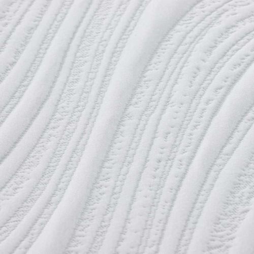 Матрак Средно твърдо 120 x 200 cm Бяло и сиво