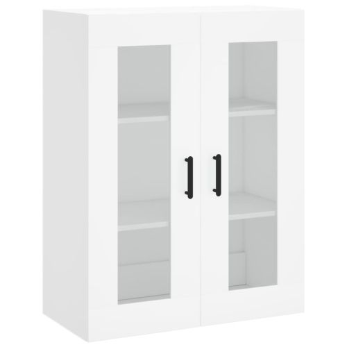 Стенен шкаф бял 69,5x34x90 см