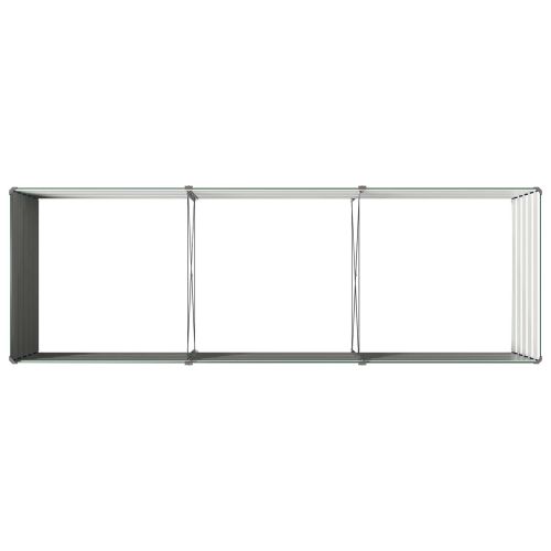 Вдигната леха за градина Зелено 240 x 80 x 55 см