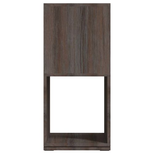 Въртящ се шкаф сив дъб сонома 34,5x34,5x75,5 см инженерно дърво