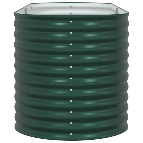 Повдигнато легло Зелено 240 x 80 x 81 cm Стомана