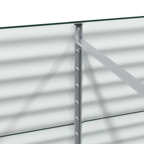 Повдигнато легло Зелено 240 x 80 x 81 cm Стомана