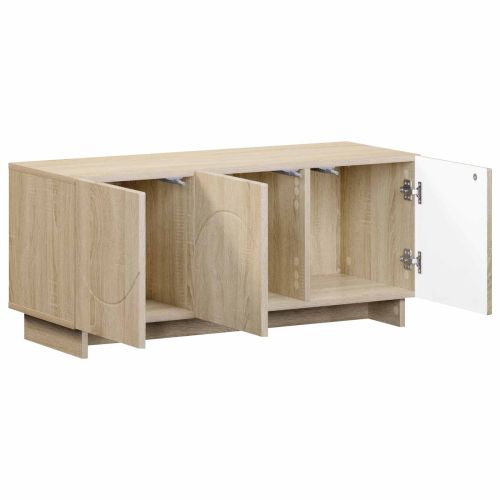 ТВ стойка 90 x 34.5 x 40 cm Дъб сонома Инженерна дървесина