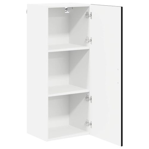 Стенен шкаф LUCCA Черно 40 x 31 x 100 см Инженерна дървесина