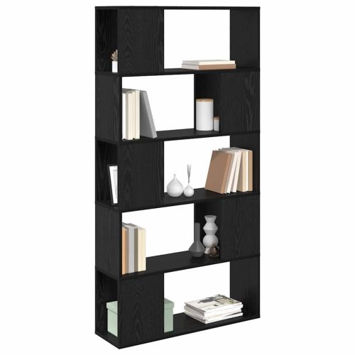 Комплект ТВ шкаф 80 x 24 x 156 см Черно Инженерна дървесина