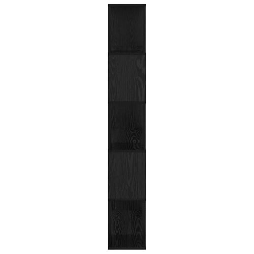 Комплект ТВ шкаф 80 x 24 x 156 см Черно Инженерна дървесина