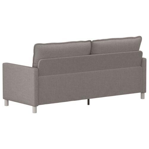 Диван 3-местен Таупе 196 x 81 x 87,5 см Текстил