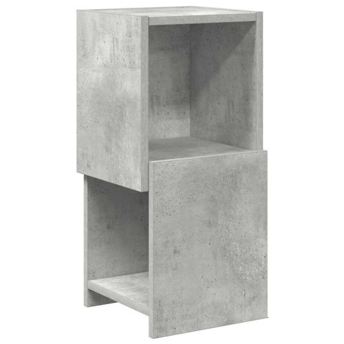 Ъглов шкаф 25,5x25x55см Инженерна дървесина Циментено сиво