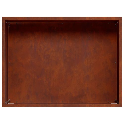 Градинска саксия 2 бр. Ръждясало 40 x 30 x 30 см