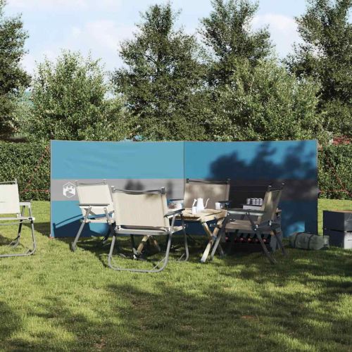 Camping Windbreak Blue 344x120 cm Водоустойчив