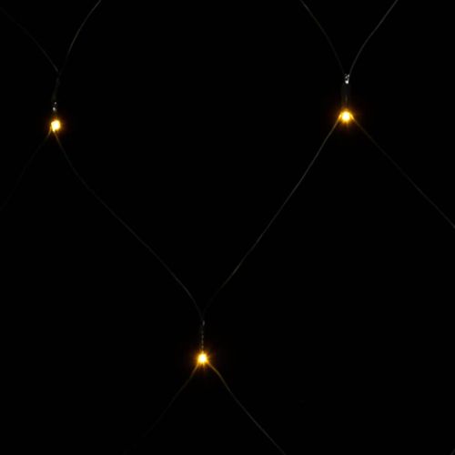 Коледна светеща мрежа топло бяла 4x4 м 544 LED закрито/открито