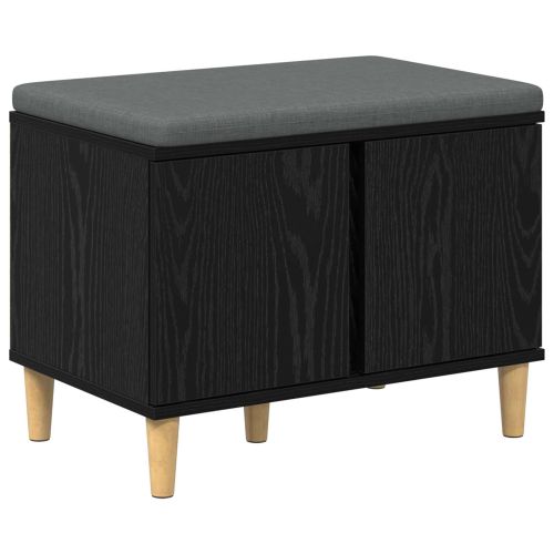 Пейка за коридор с възглавница Черен Дъб 60 x 38 x 46 см