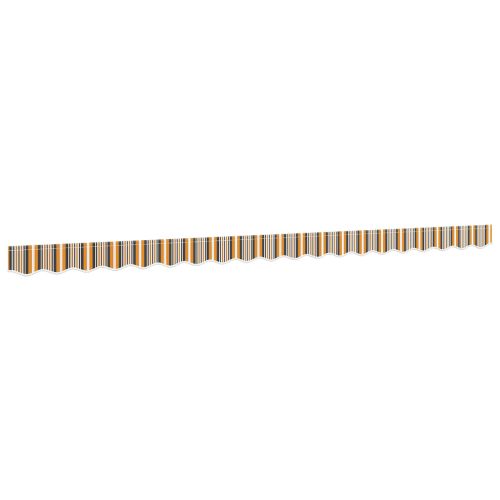 Replacement Fabric for Awning Valance Yellow and Grey Stripe 4,5 m - Untranslated
