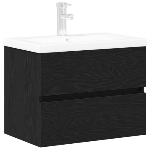 Шкаф за мивка в баня Черния дъб 60 x 39 x 62 см