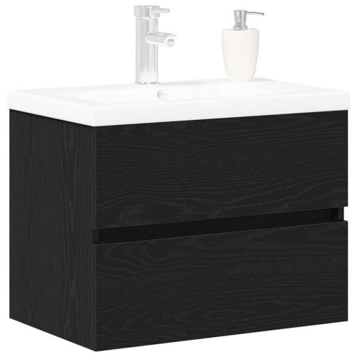 Шкаф за мивка в баня Черния дъб 60 x 39 x 62 см