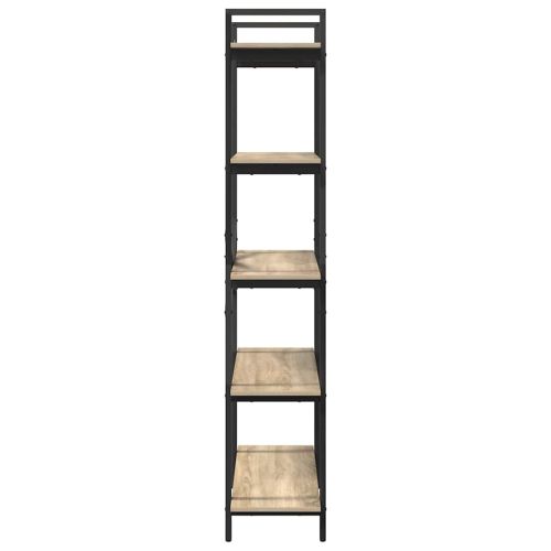 Рафт за книги 5 нива 100 x 33,5 x 178 см Инженерна дървесина