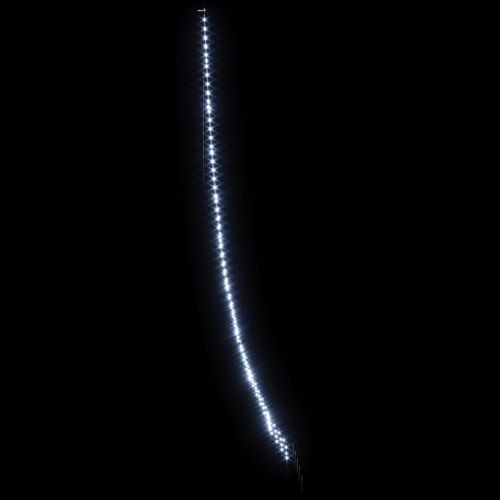 LED коледна елха с колчета за земя Хладно бяло 511 см Метал