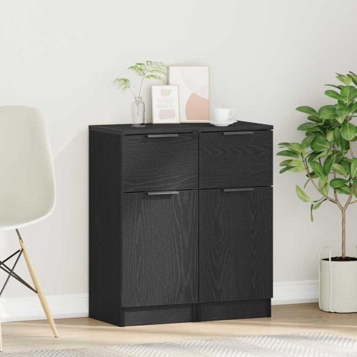 Служебен шкаф 2 бр. Черния дъб 30 x 30 x 70 см