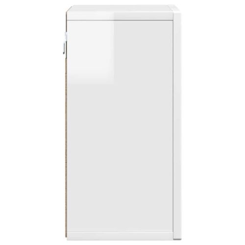 Висящ шкаф ELST Бял гланц 60 x 20 x 40 см Инженерна дървесина