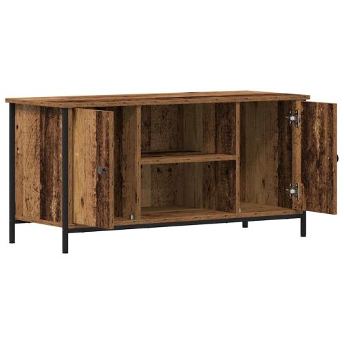 ТВ шкаф 100 x 40 x 50 cm Старо дърво Инженерна дървесина