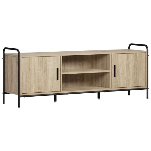 ТВ шкаф 133 x 33 x 50 см Дъб сонома Инженерна дървесина