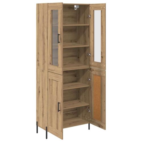 Висок шкаф Дъб 69,5 x 34 x 180 см Инженерна дървесина
