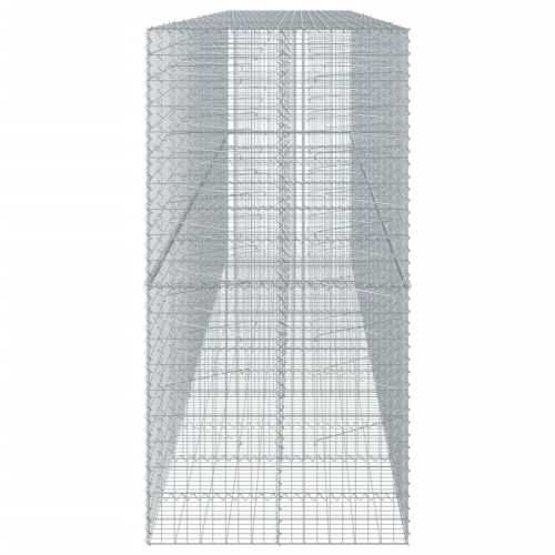 Габионна кошница с покритие, 600x100x200 см, поцинковано желязо