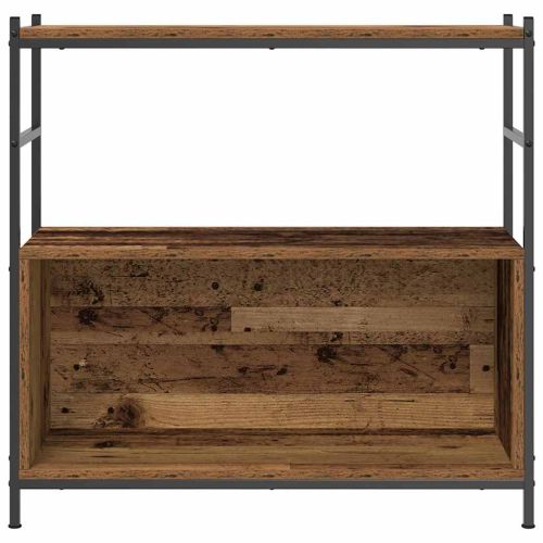 Рафт за книги 80 x 30 x 78,5 см Инженерна дървесина Димян дъб