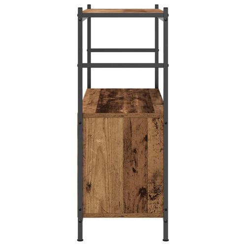 Рафт за книги 80 x 30 x 78,5 см Инженерна дървесина Димян дъб