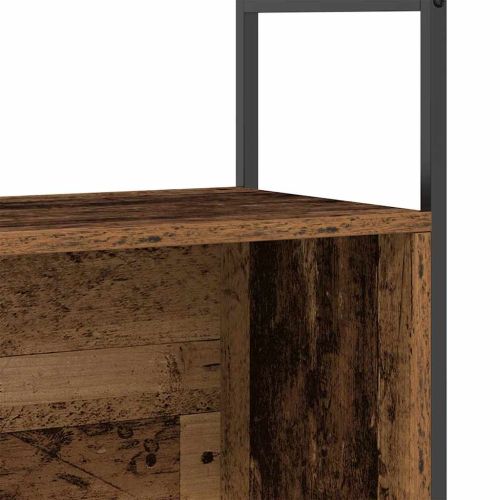 Рафт за книги 80 x 30 x 78,5 см Инженерна дървесина Димян дъб