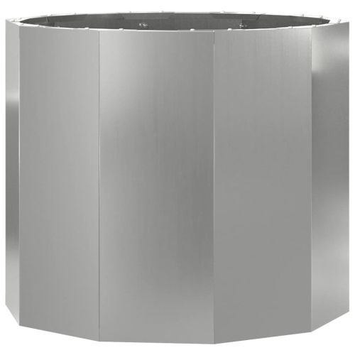 Кашпа Сребрист 60 x 60 x 50 см Галванизирана стомана