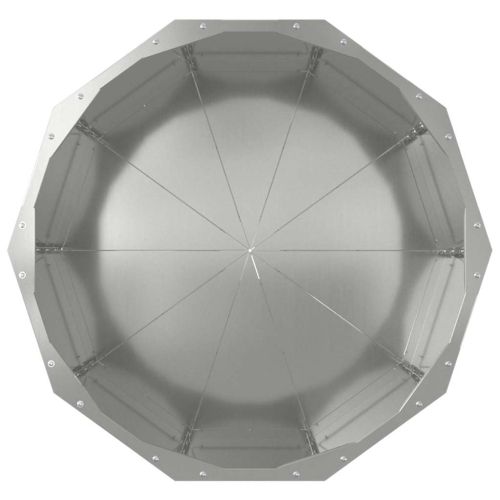 Кашпа Сребрист 60 x 60 x 50 см Галванизирана стомана