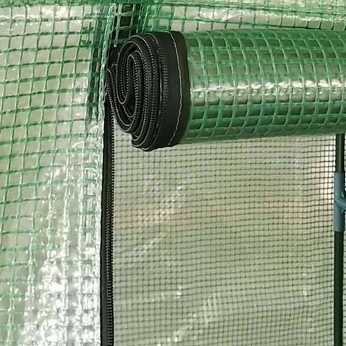 Оранжерия със стоманена рамка 0,5 м² 1x0,5x1,9 м
