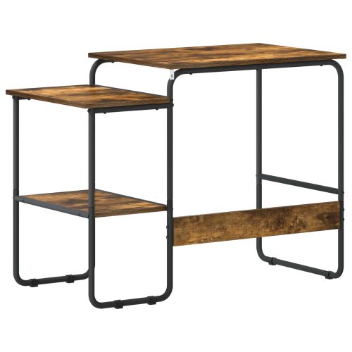 Бюро с място за съхранение Опушен дъб 100 x 50 x 75 cm
