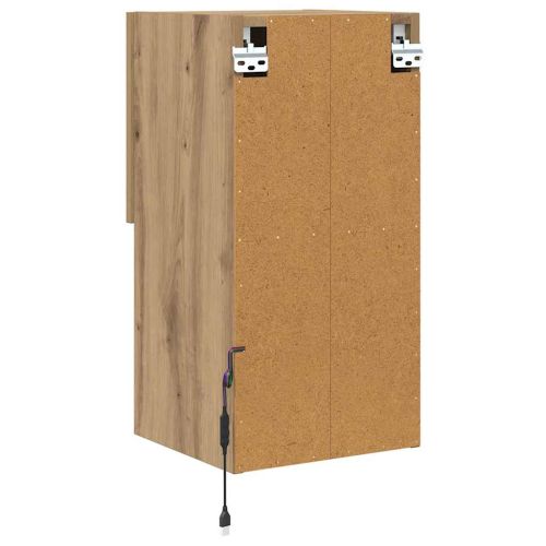 Стенен телевизионен шкаф 30,5 x 30 x 60 см Дъб