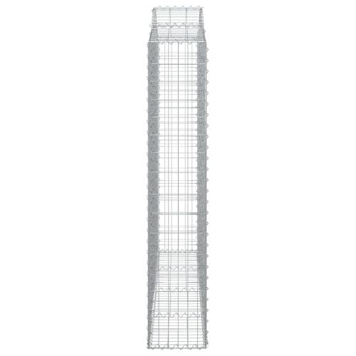 Габионни кошници арка 4 бр 200x30x160/180 см поцинковано желязо