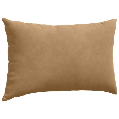 Диван възглавници 2 pcs Кафяво 50 x 30 cm Кордюрова тъкан