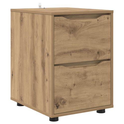 Шкаф за съхранение 40 x 48 x 57 см Инженерна дървесина Дъб