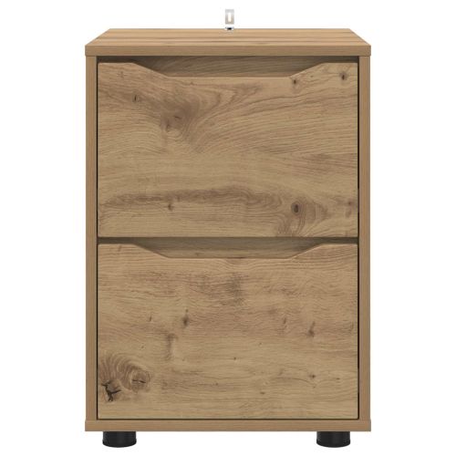 Шкаф за съхранение 40 x 48 x 57 см Инженерна дървесина Дъб