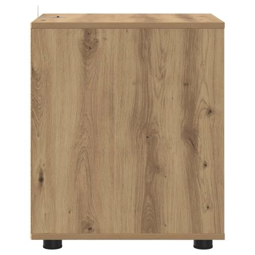 Шкаф за съхранение 40 x 48 x 57 см Инженерна дървесина Дъб