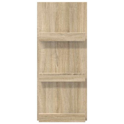 Етажерка за списания с рафт Сонома дъб 43 x 11 x 102 см