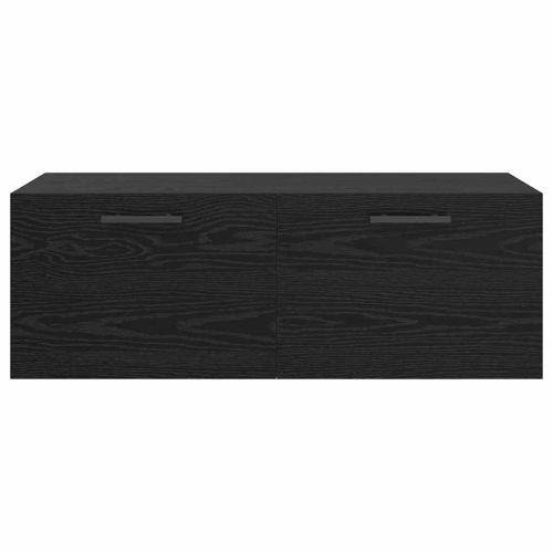 Стенен шкаф 100 x 36.5 x 35 cm Инженерна дървесина Черен дъб
