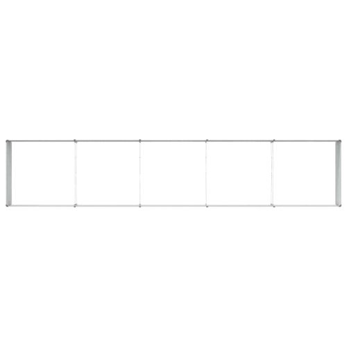 Градинска повдигната леха Светло кафяво 400 x 80 x 45 cm