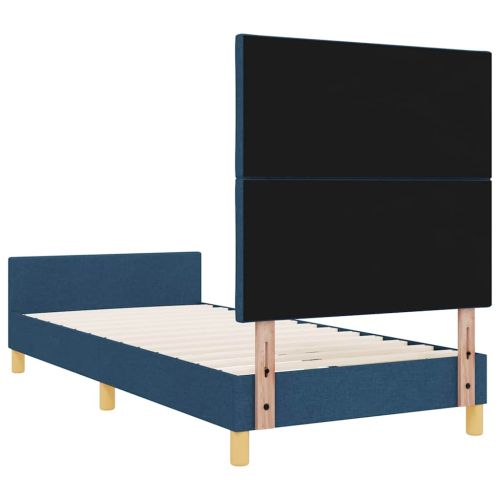 Рамка за легло с таблото Синьо 100 x 200 cm текстил