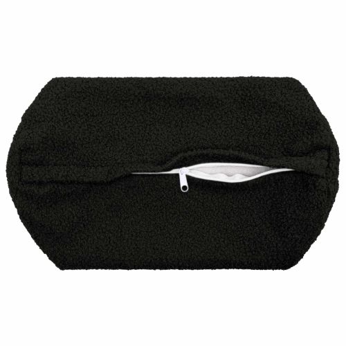 Калъфка за възглавница 2 pcs HEERLEN Черно Ø 15 x 40 см Букле