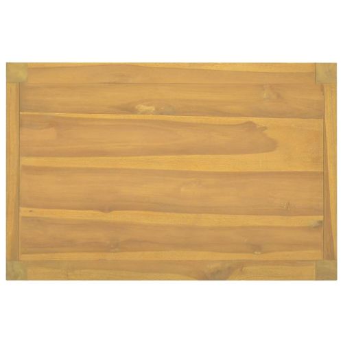 Шкаф за баня, 60x40x75 см, тиково дърво масив