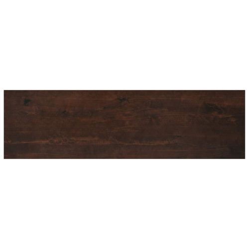 Парапети за прозорци 2 бр. Тъмен кафяв 140 x 40 x 2 cm
