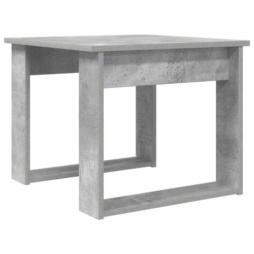 Комплект кафе маса 2 бр. Циментено сиво 50 x 52 x 42 см